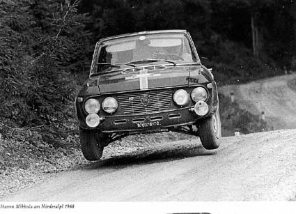 Internationale Österreichische Alpenfahrt: Alois Rottensteiners berühmtes Foto von Hannu Mikkola - Niederalpl 1968
