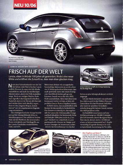 Lancia-Berichte: Lancia Delta