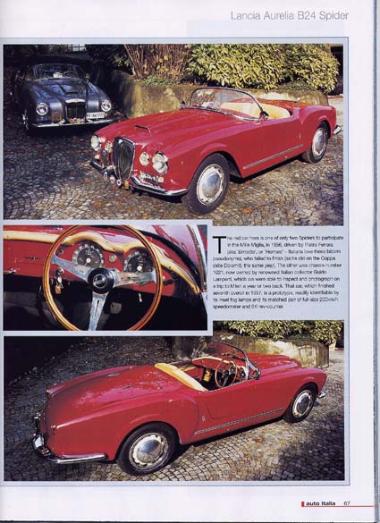 Lancia Aurelia B24 Spider