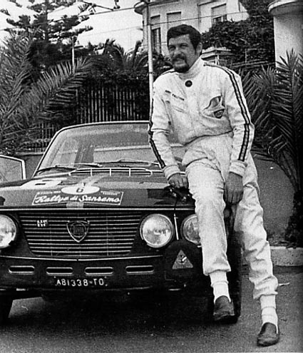 Harry Källström: Rallye San Remo 1968 - (Europameister) Harry Källström auf 1,3 HF (Foto aus Enzo Altoriio "Lancia Fulvia HF")