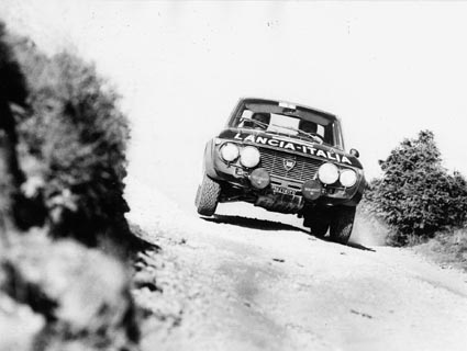 Österr. Alpenfahrt 1972 - Harry Källström/Haggbom angemessen unterwegs (Foto HP Kumpa)