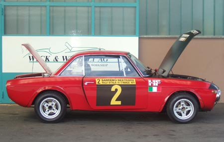Lancia Fulvia: Die rechte Tür lässt sich schließen, der Fotograf war nur unaufmerksam