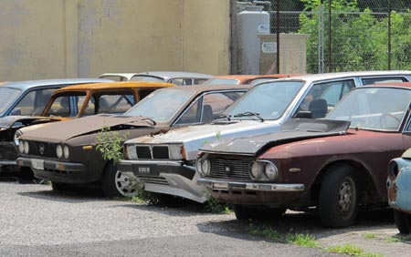Lancia-Rost: Fast die ganze (Farb)Palette stand zur Verfügung
