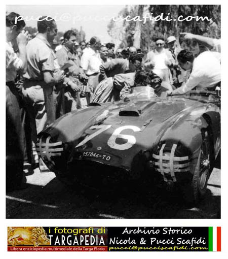 Italienische Straßenrennen: Start in Cerda - Abschied von Frau Isabella - Piero Taruffi