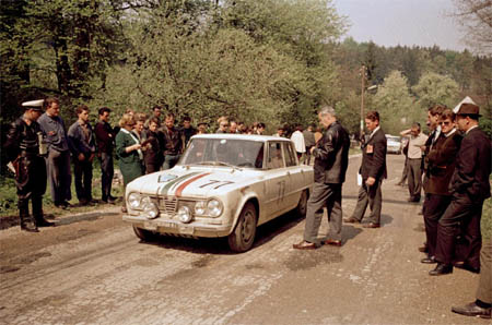 Österreich-Rallyes: Semperit Rallye 1965 - Cavallari/Munari Alfa Gulia ti - Platz 7