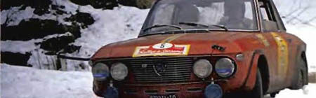 Lancia Fulvia im Schnee Teil 2