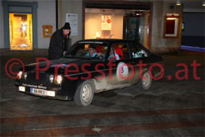 Winterrallye Steiermark 2014: Die schnelle Fulvia blieb zu Hause in Salzburg - Heck 'raus mit dem Escort