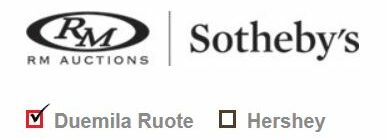 Auktion RM/Sotheby – DUEMILA RUOTE November 2106