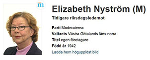 Elizabeth Nyström (1942 – 2016)
