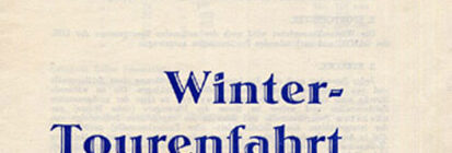 Wintertourenfahrt 1964