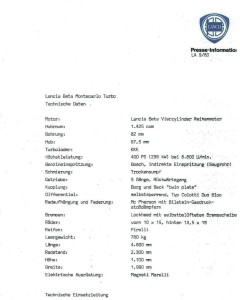 Beta Montecarlo Turbo - Original-Pressetext