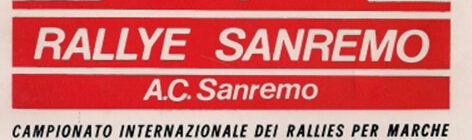 Geschafft?! 10. Rallye di Sanremo 1972