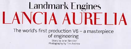 Landmark Engines Lancia Aurelia