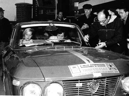 Rallye Sestriere 1968 - Gesamtsieger Pat Moss und E. Nyström