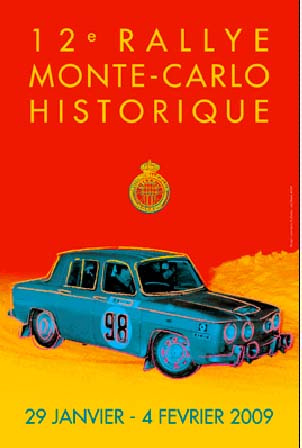 12. Rallye Monte-Carlo Historique: Andy Warhol inspirierte Drucksorten in allen Farben