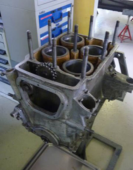The engine block needed only honing and lighter pistons
