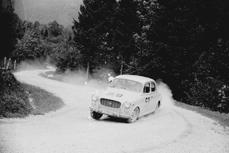 Int. Österreichische Alpenfahrt 1962 mit Lancia Appia - SP Klippitzthörl (Kärnten)