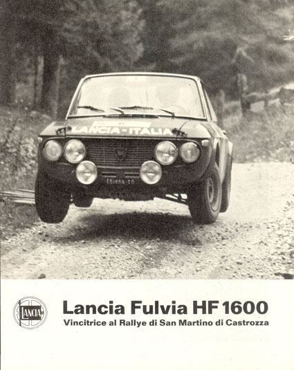 Fulvia-Dokumentation: Lancia Fulvia HF 1600