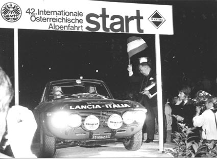Harry Källström: Österr. Alpenfahrt 1971 - Start in Baden bei Wien