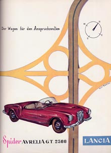 Lancia-Werbung: 1955/56