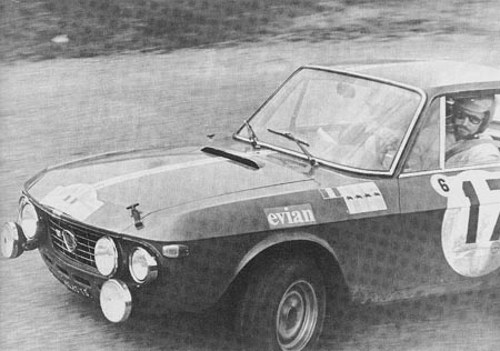 Lancia-Söldner: Kurzes Gastspiel 1969: Timo Makinen - nur Ausfälle! (Hier Coupe des Alpes)