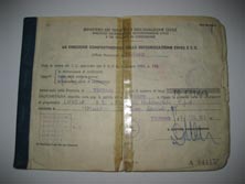 Originaldokumente der Zulassung auf Lancia vom Februar 1971 – wenige Wochen vor dem ersten Start bei Rallye San Remo 1971 mit Munari/Mannucci