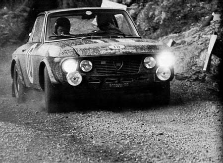 Lancia Fulvia: A. Ballestrieri/D. Audetto - San Remo 1968 (Foto R. Bonetto, Rallyes, 1971)