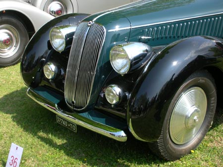 Concorso d'Eleganza Villa d'Este: Astura 4. Serie -  Cabriolet Pinin Farina, 1939, aus der Schweiz.