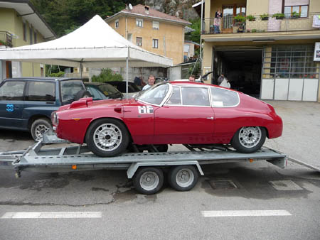 Grand Prix Historique 2012: Aufgenommen in Fobello 2010 (Per Edvardsson Lancia Club Schweden)