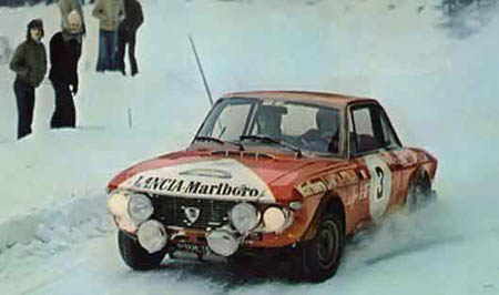 Lancia in Schweden: 1973 - Källström/Bilstram - Platz 3 - letzter Start von Harry für Lancia