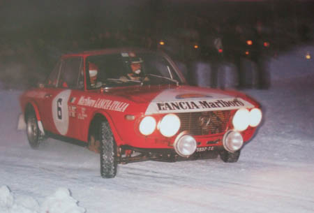 Lancia in Schweden: 1973 - Andersson/Sodano - Gastspiel des späteren Toyota-Chefs (Archiv McKlein)