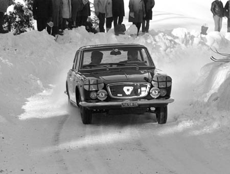 Lancia in Schweden: 1966 - Cella/Lombardini - ausgeschieden (Archiv McKlein)