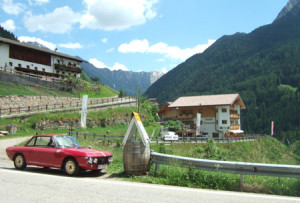Lancia Club Suisse Frühlingstreffen: "Hofschenke" oberhalb St. Leonhard im Passaier - erste Adresse für liegengebliebene Fulvias