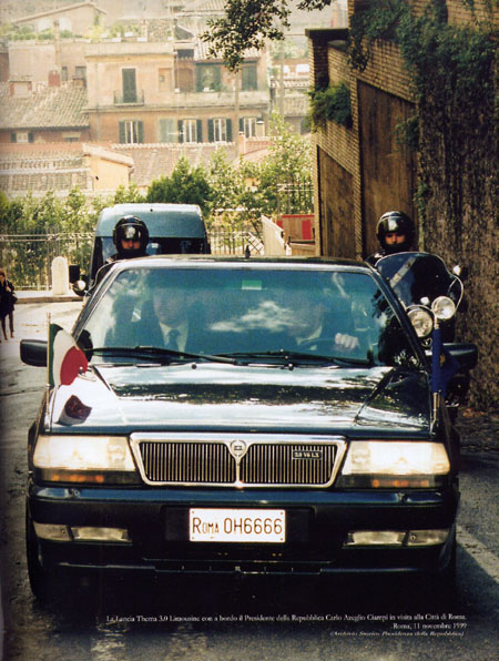 Tutte le Auto dei Presidenti: Lancia Thema 3.0 V6 - 1993 bis 1999