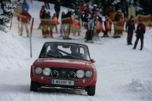 Lancia Fulvia im Schnee - Planai Classic 2010: Helmut Neverla/Richard Hollinek - 1,6 HF