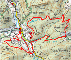Schneebergland-Rallye: Strecke