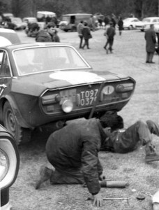 RAC Rally 1968: Schauen Sie auf den Knick unter dem linken hinteren Ausstellfenster