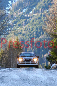Winterrallye Steiermark 2014: Hiaslegg zwischen Trofaiach und Pichl - Historischer Boden der Rallyegeschichte