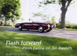 Clubmagazine 2. Halbjahr 2014: Pinin Farina im Jet-Rausch