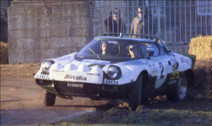 Björn Waldegǻrd bei der RAC Rally 1975 - disqualifiziert