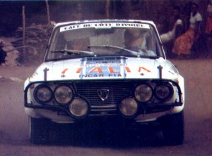 Arnaldo Cavallari - Bandama-Rallye 1974 - mit Munaris Safari-Fulvia