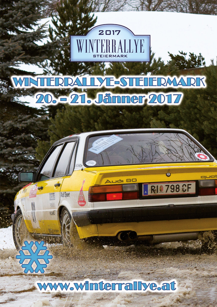 Winterrallye Steiermark 2017 - das Plakat