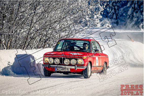 Winterrallye Steiermark 2017 - BMW 2002 tii aus der Steiermark