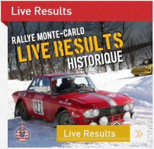 Rallye Monte-Carlo Historique 2017 - laufende Anzeige der Resultate
