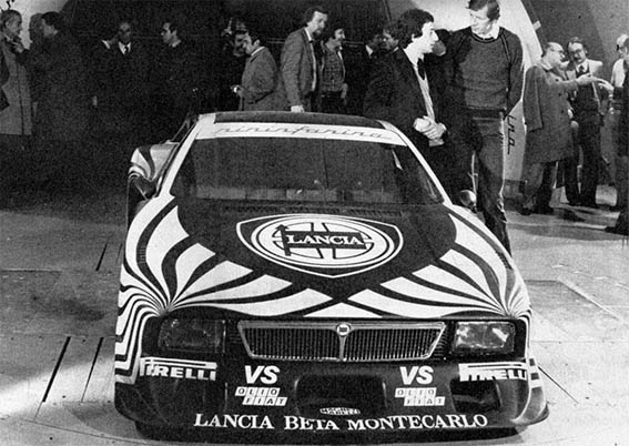 Beta Montecarlo Turbo - Erfolgreicher Einstand mit Röhrl und Patrese 1979, Bildbeschreibung im Original, weil`s so schön klingt: