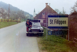 Reparto Corse Lancia - Österr. Alpenfahrt 1970 - Mario Brosio in Kärnten