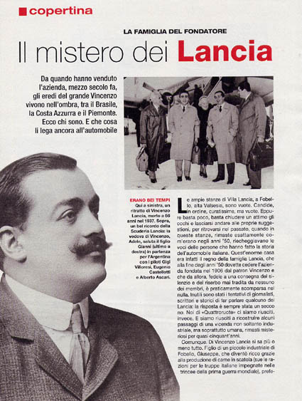 Quattroroute: Il mistero dei Lancia