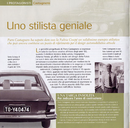 I protagonisti - uno stilista geniale