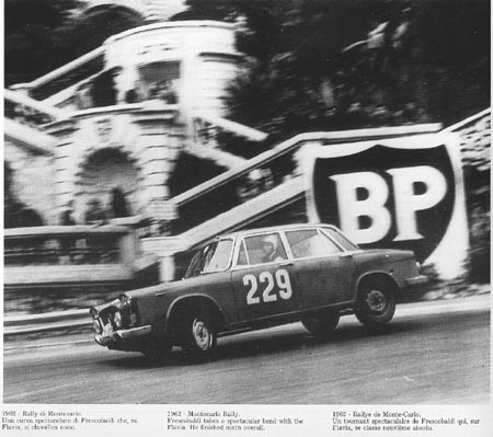 Rallye Montecarlo 1962 - P. Frescobaldi auf dem GP-Kurs