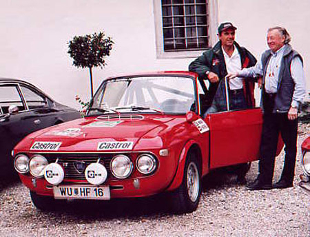 Lancia-Nostalgie: Sandro Munari und Rauno Aaltonen in der Kartause Gaming